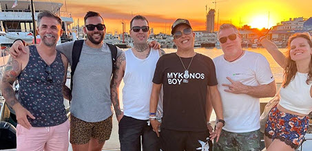 The team in Cyprus