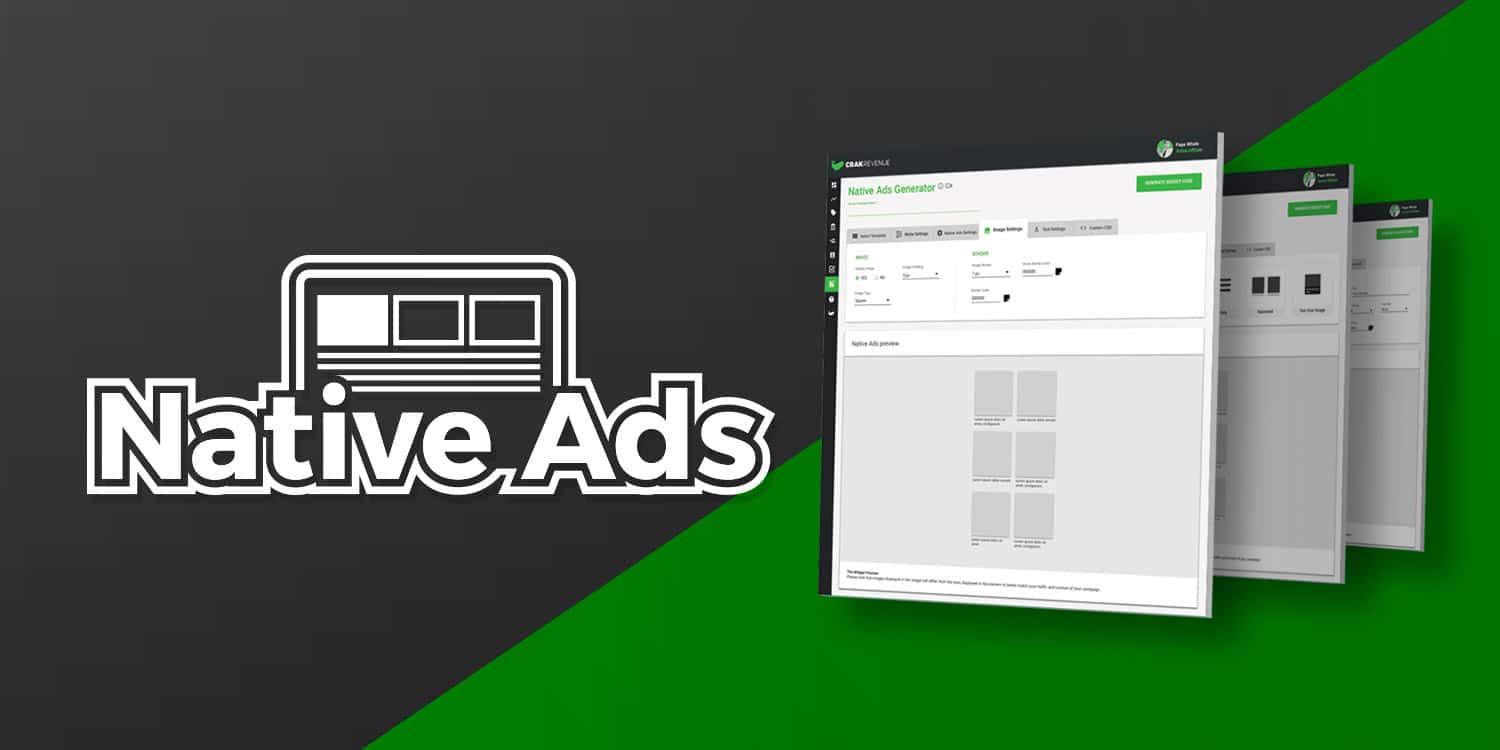 New at CrakRevenue: Native Ads!