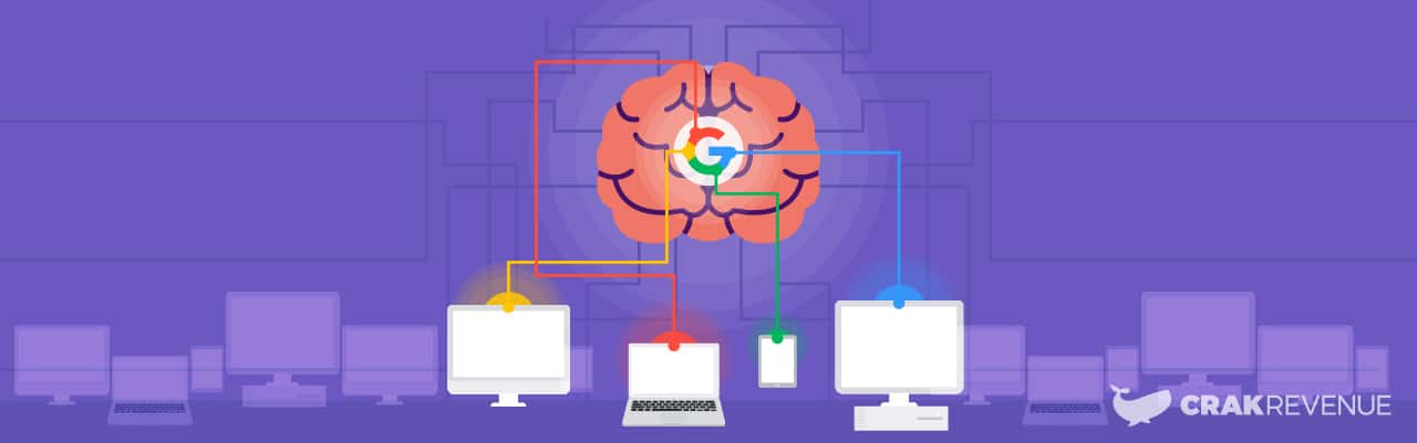 a brain with wires connected to computers that surround it