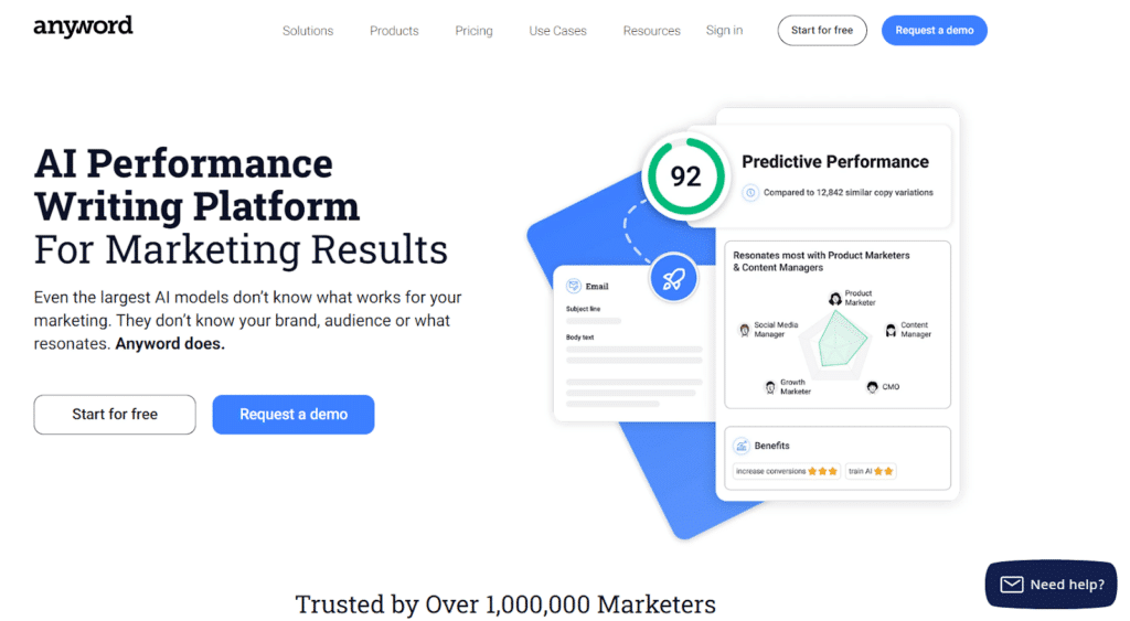 Anyword: AI tool for affiliate marketing