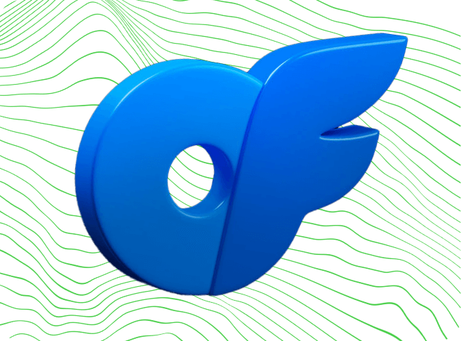 OnlyFans icon with wavy background